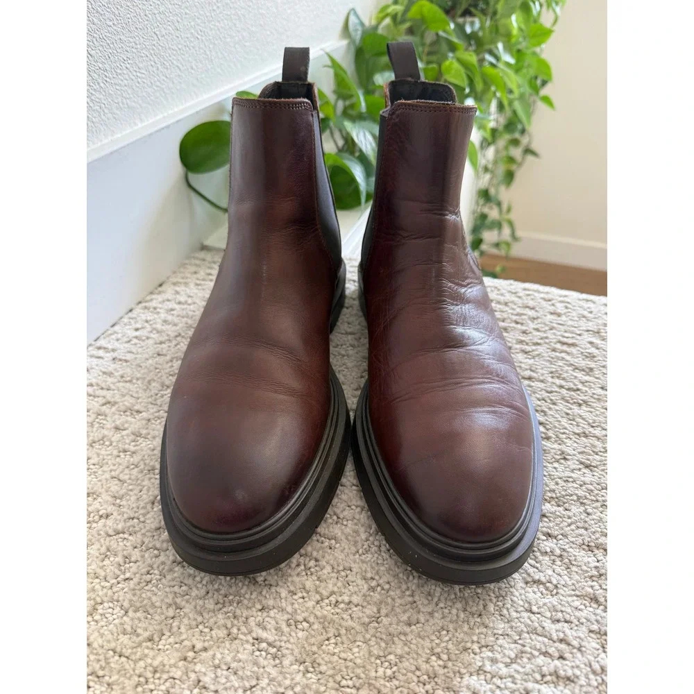 To Boot‎ New York Whistler Chelsea Boots Men 11 CALFSKIN Leather MADE ITALY